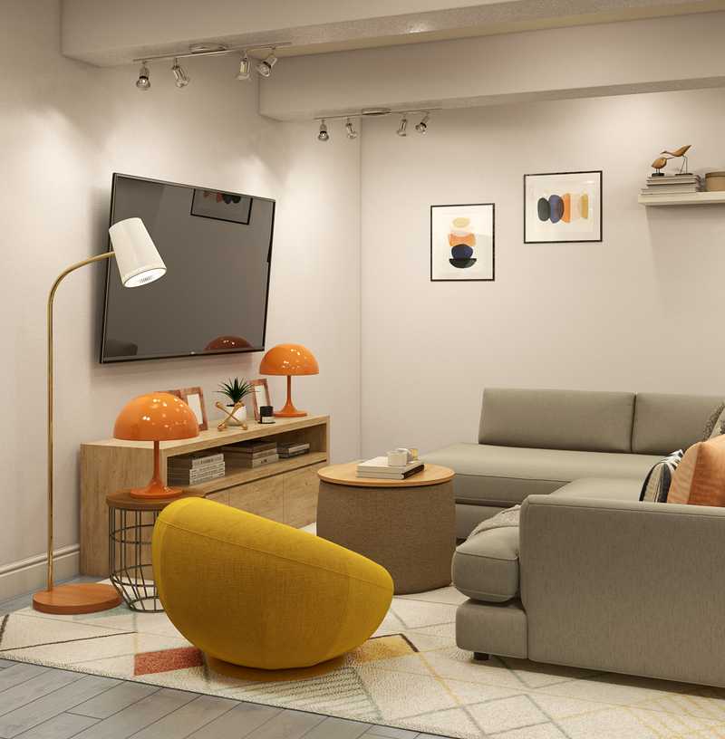 Modern, Bohemian, Farmhouse Playroom Design by Havenly Interior Designer Ariadna