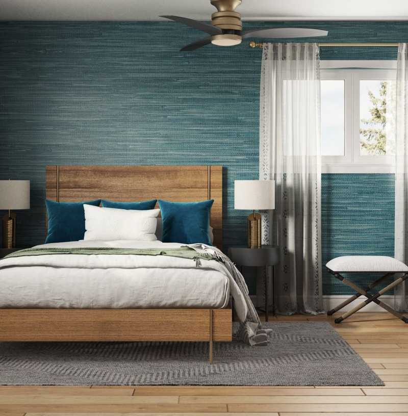 Contemporary, Modern, Glam, Transitional Bedroom Design by Havenly Interior Designer Jade