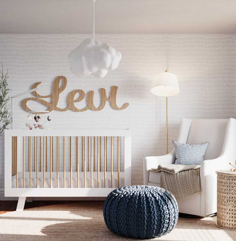 Classic Contemporary Nursery Design by Havenly Interior Designer Anny