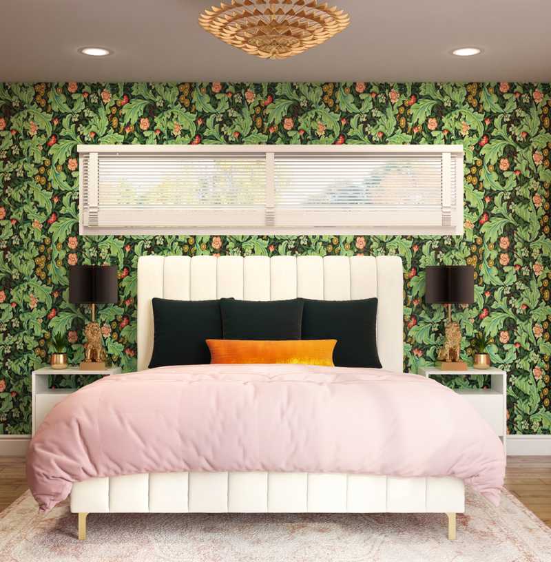 Eclectic, Glam Bedroom Design by Havenly Interior Designer Francisco