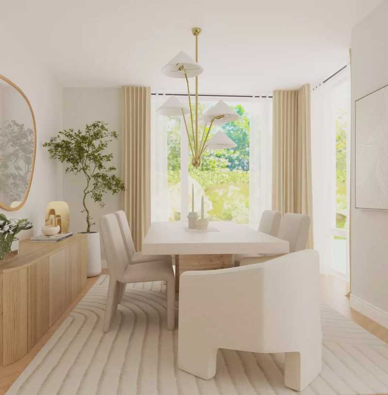 Contemporary, Modern Dining Room Design by Havenly Interior Designer Athina