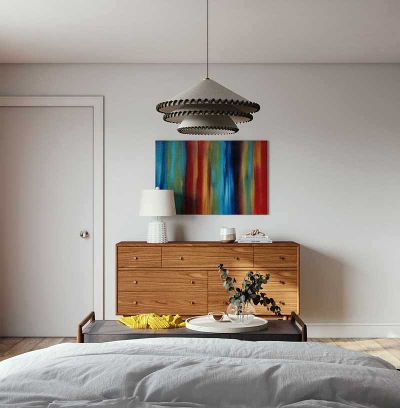 Eclectic, Bohemian, Global Bedroom Design by Havenly Interior Designer Astrid