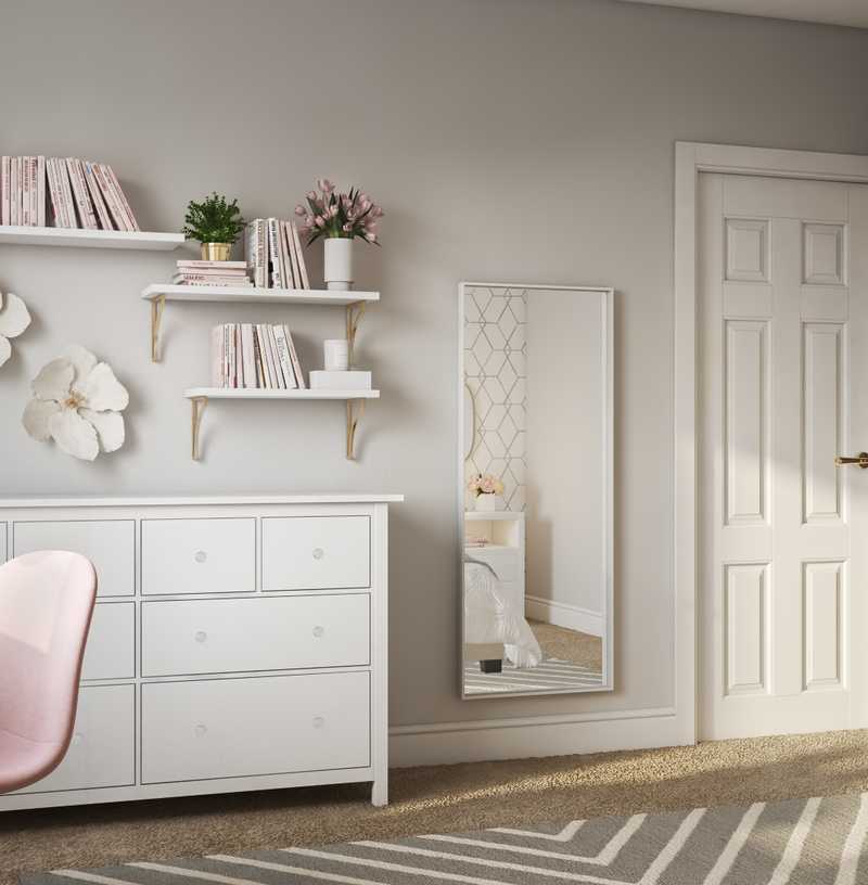 Classic, Glam Bedroom Design by Havenly Interior Designer Kelsey