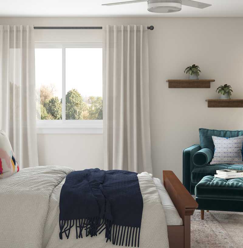 Modern, Classic, Coastal Bedroom Design by Havenly Interior Designer Ashley