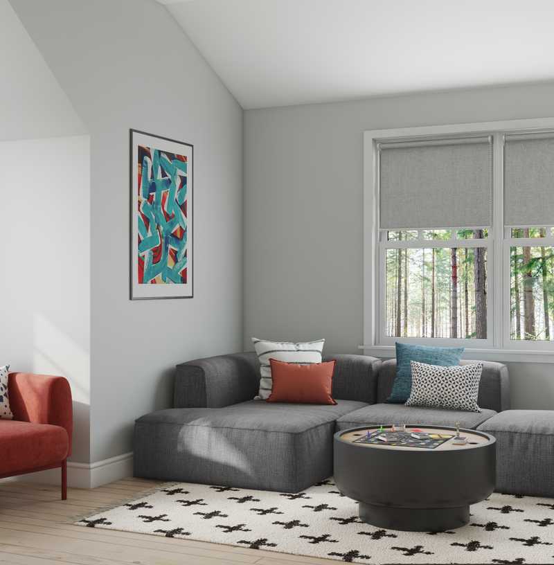 Contemporary Playroom Design by Havenly Interior Designer Marlene