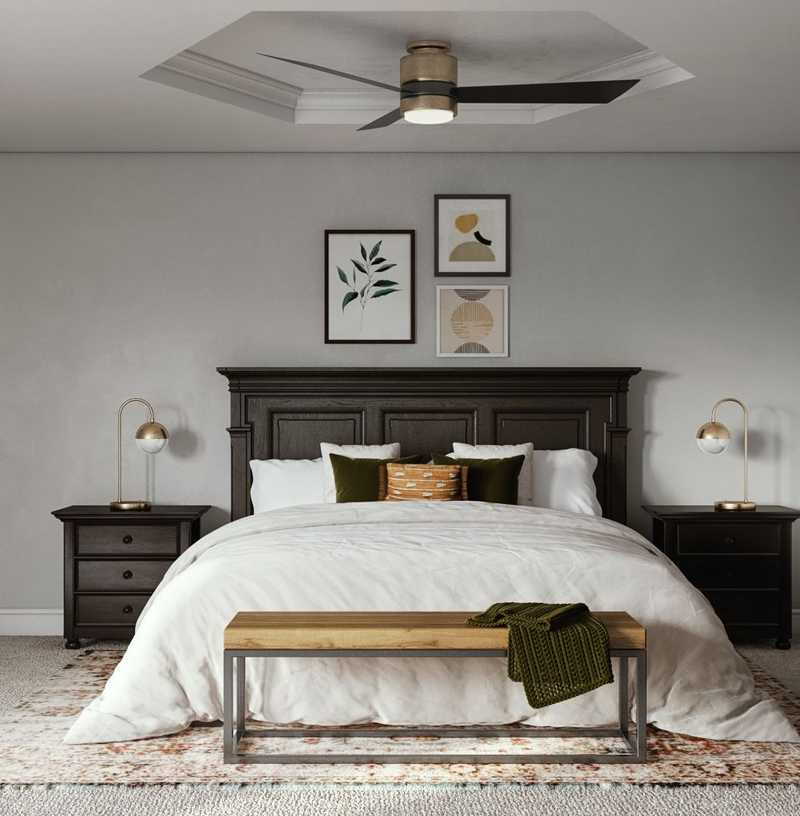 Contemporary, Midcentury Modern, Scandinavian Bedroom Design by Havenly Interior Designer Andrea