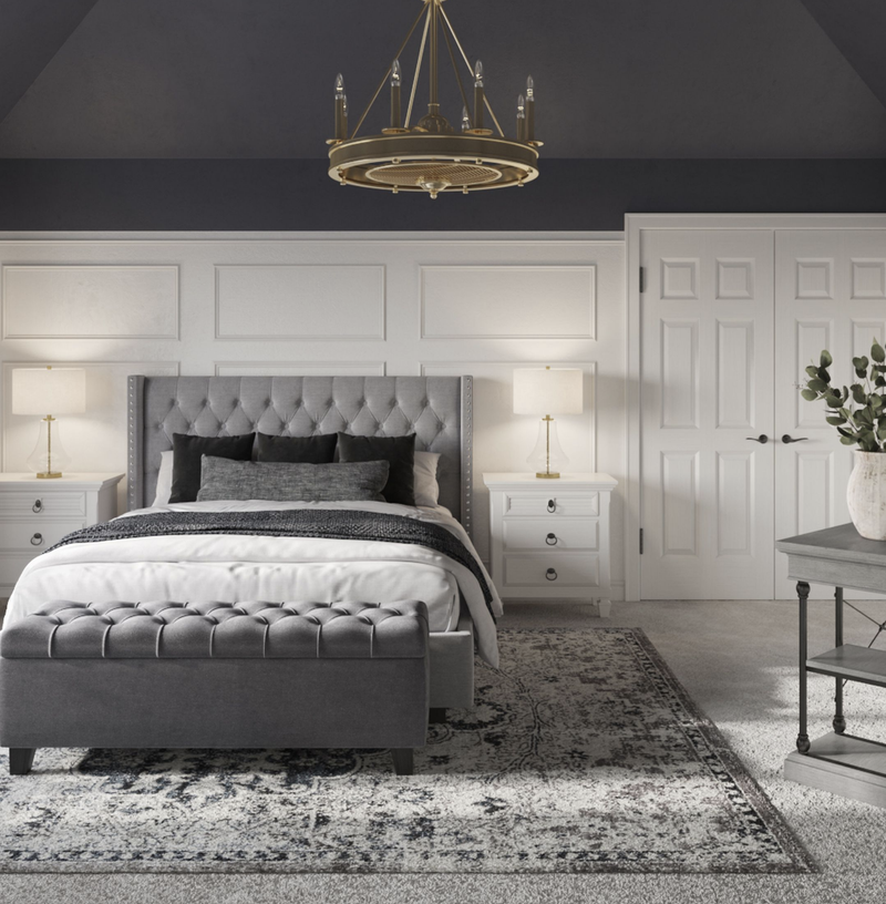 Modern, Classic, Farmhouse Bedroom Design by Havenly Interior Designer Stacy
