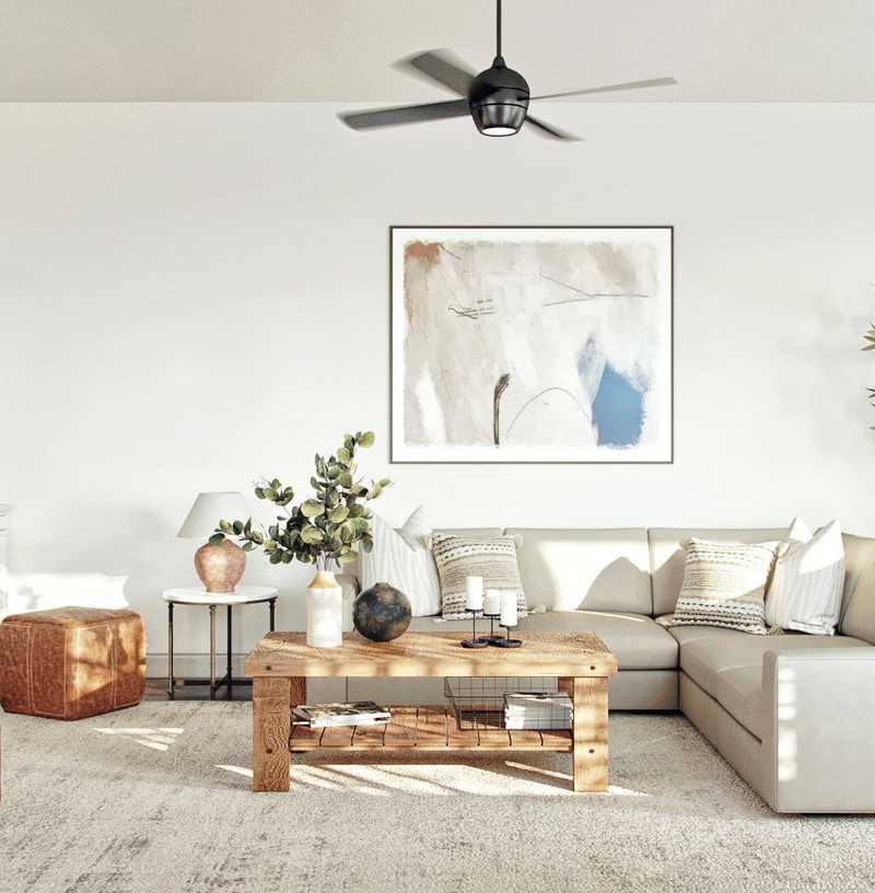 Classic, Rustic Living Room Design by Havenly Interior Designer Mariel