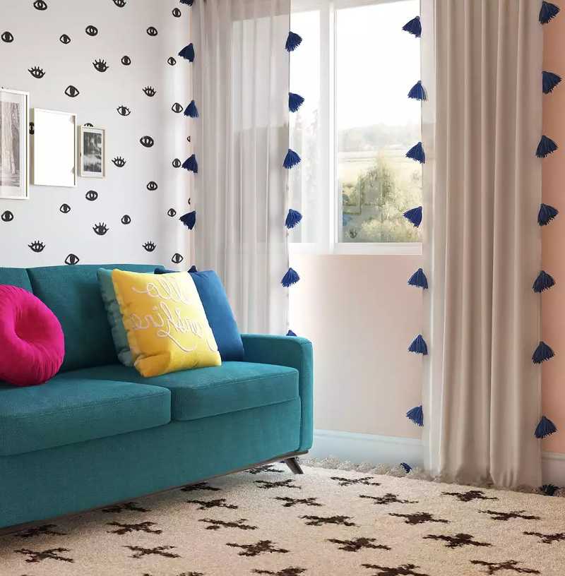 Modern, Eclectic Office Design by Havenly Interior Designer Kelly