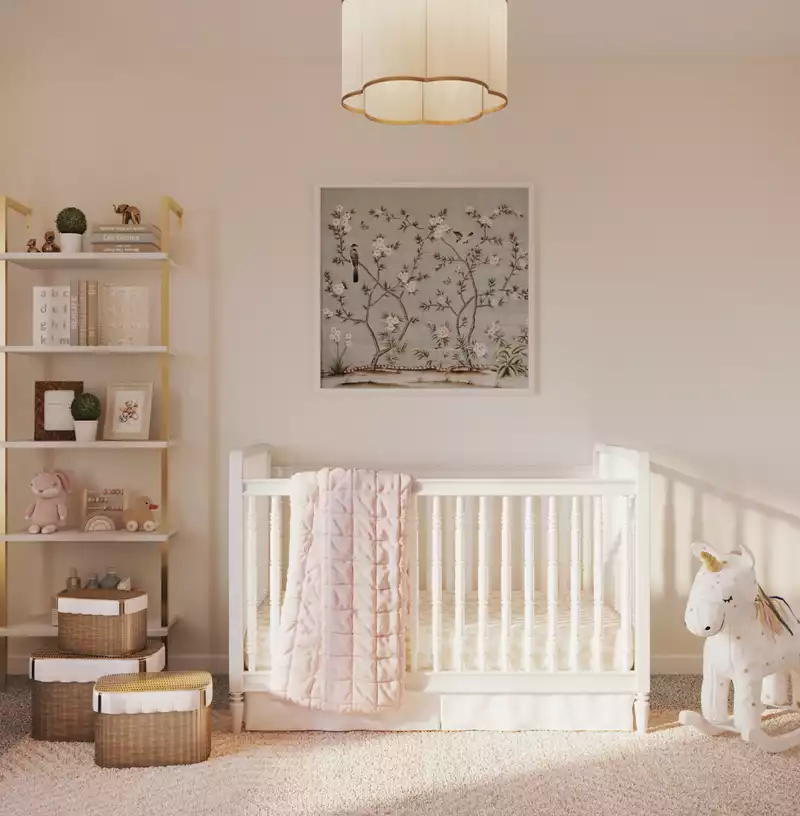 Contemporary, Classic, Traditional, Preppy Nursery Design by Havenly Interior Designer Shelby