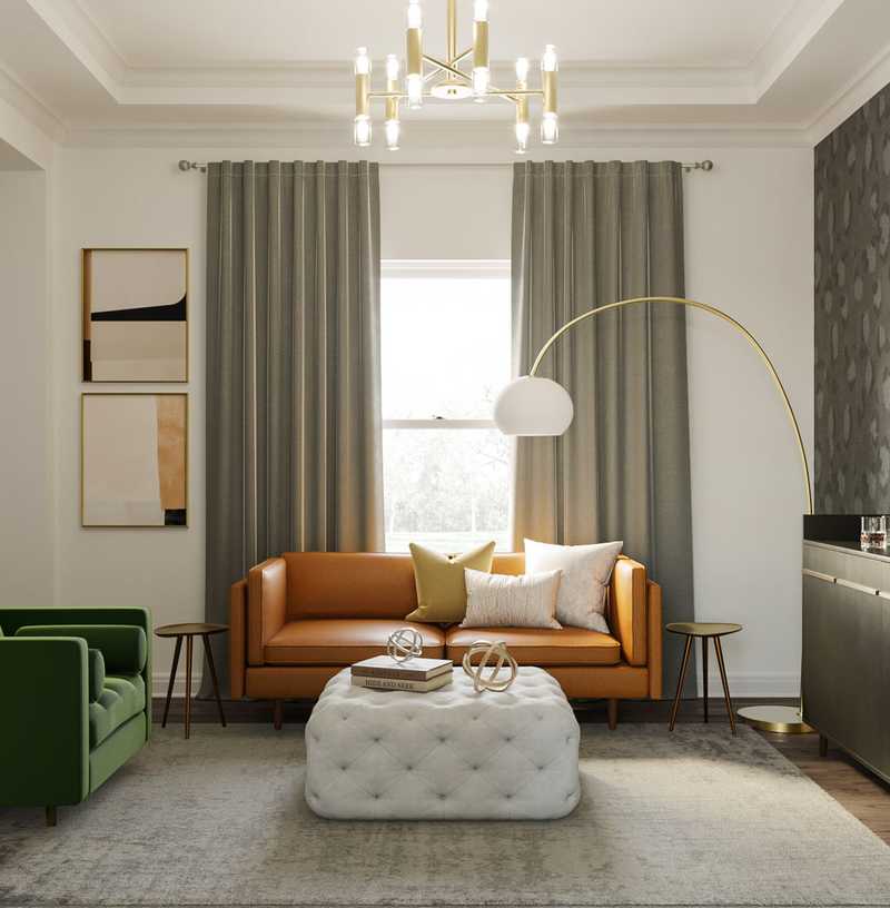Bohemian, Glam, Global Not Sure Yet Design by Havenly Interior Designer Emmanuel