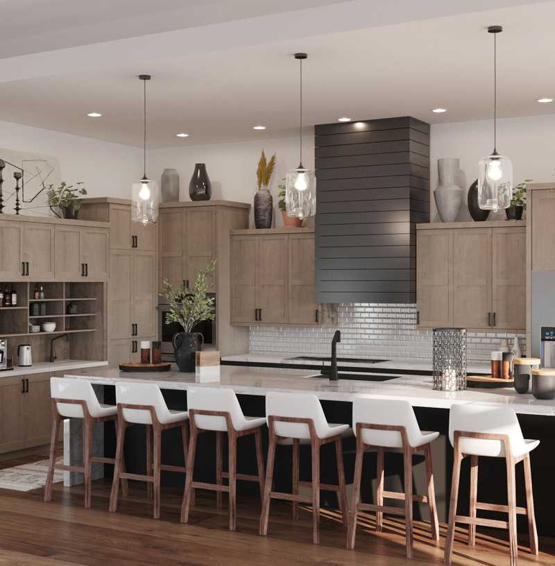 Modern, Bohemian, Midcentury Modern, Scandinavian Living Room Design by Havenly Interior Designer Christina