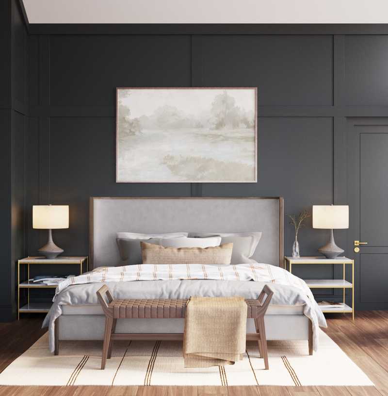 Modern, Classic Bedroom Design by Havenly Interior Designer Ashley
