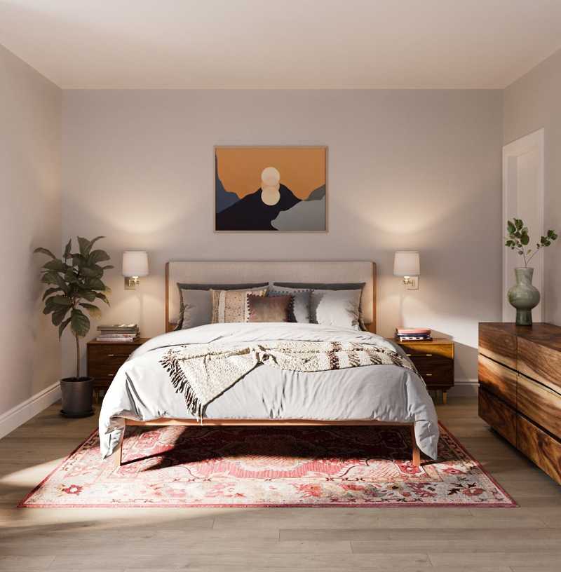 Modern, Vintage, Global, Midcentury Modern Bedroom Design by Havenly Interior Designer David