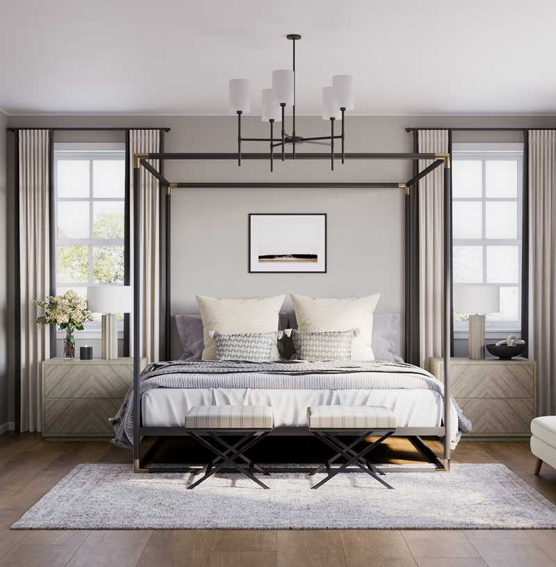 Contemporary, Modern, Classic, Transitional Bedroom Design by Havenly Interior Designer Shelby