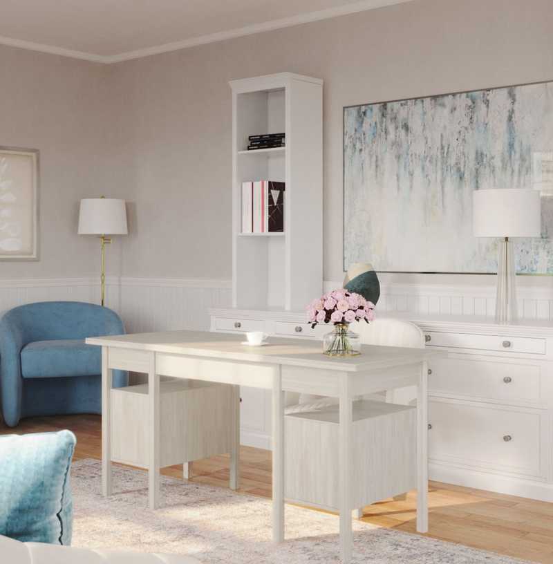 Classic, Traditional Office Design by Havenly Interior Designer Lucila