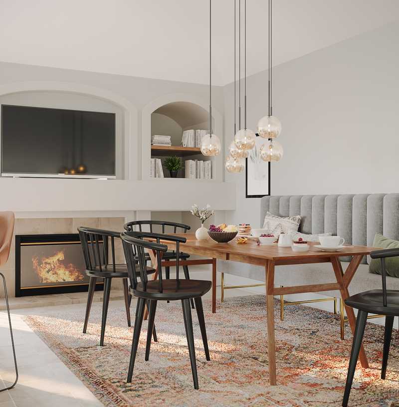 Modern, Farmhouse, Rustic Dining Room Design by Havenly Interior Designer Carla