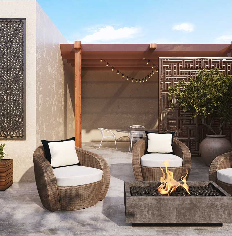 Modern, Classic Outdoor Space Design by Havenly Interior Designer Dawn