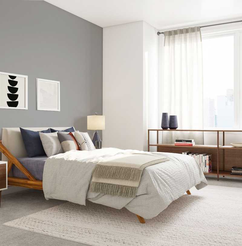 Contemporary, Modern, Midcentury Modern Bedroom Design by Havenly Interior Designer David