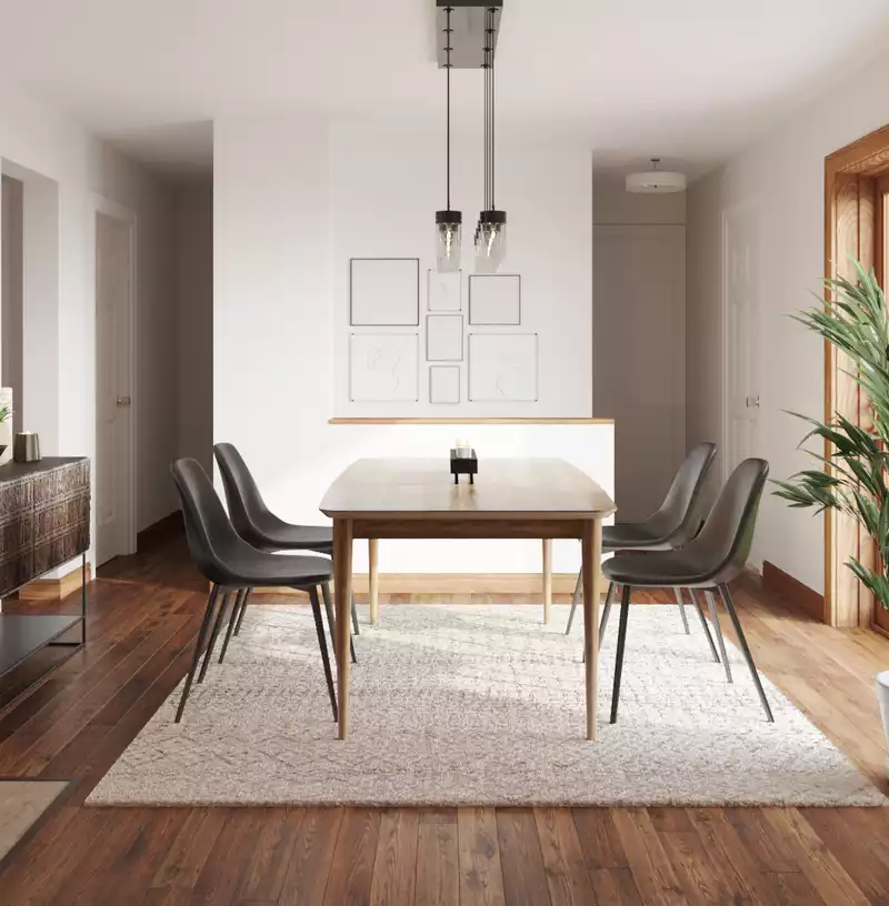 Modern, Scandinavian Dining Room Design by Havenly Interior Designer Sam
