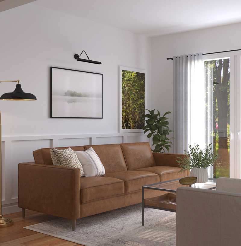 Modern, Farmhouse Living Room Design by Havenly Interior Designer Sydney