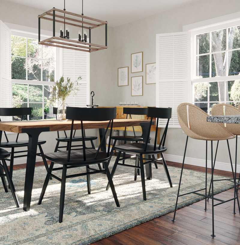 Modern, Traditional, Farmhouse, Rustic Dining Room Design by Havenly Interior Designer Jamie