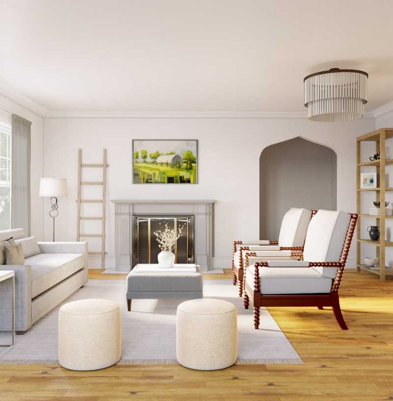 Contemporary, Traditional, Transitional Living Room Design by Havenly Interior Designer Daniela