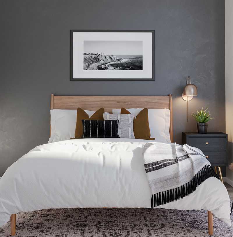 Modern, Midcentury Modern Bedroom Design by Havenly Interior Designer Ambar