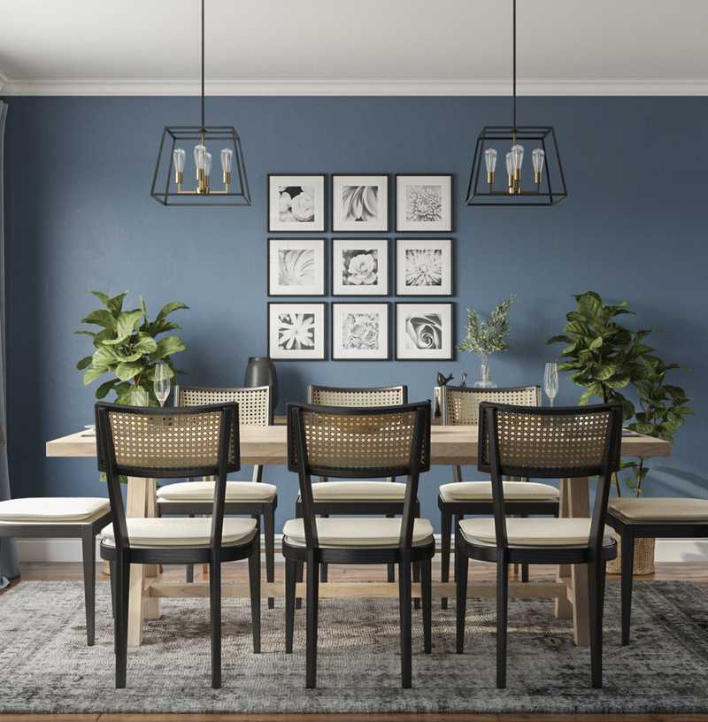 Modern, Farmhouse, Transitional Dining Room Design by Havenly Interior Designer Liliana