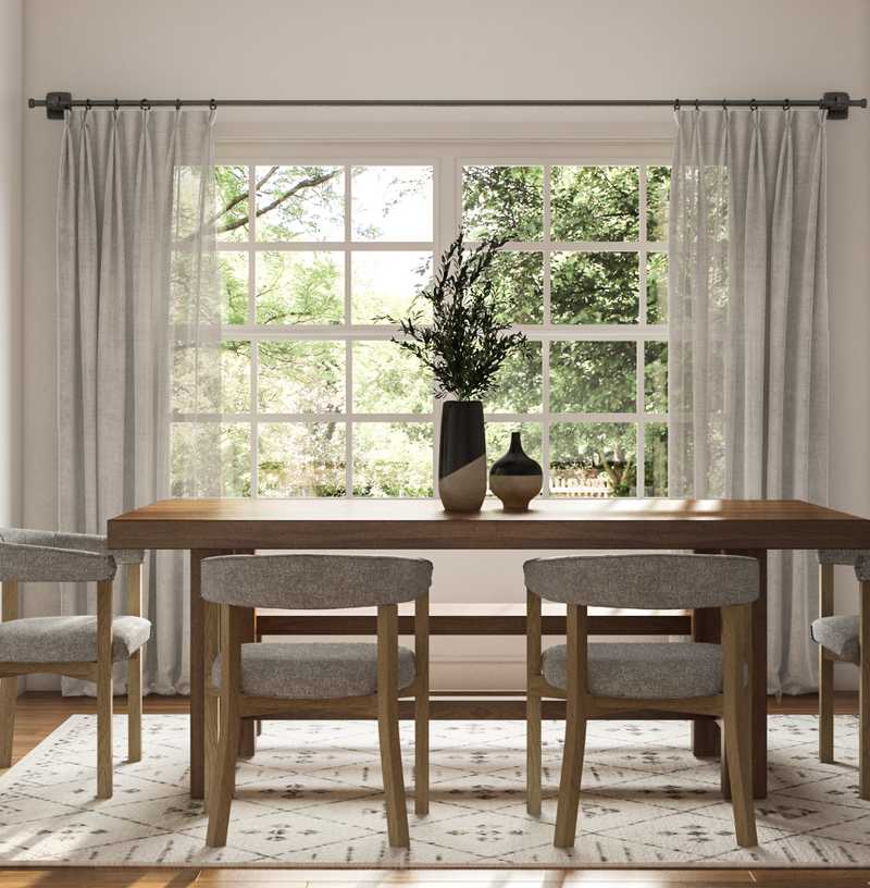 Industrial, Farmhouse Dining Room Design by Havenly Interior Designer Jamie
