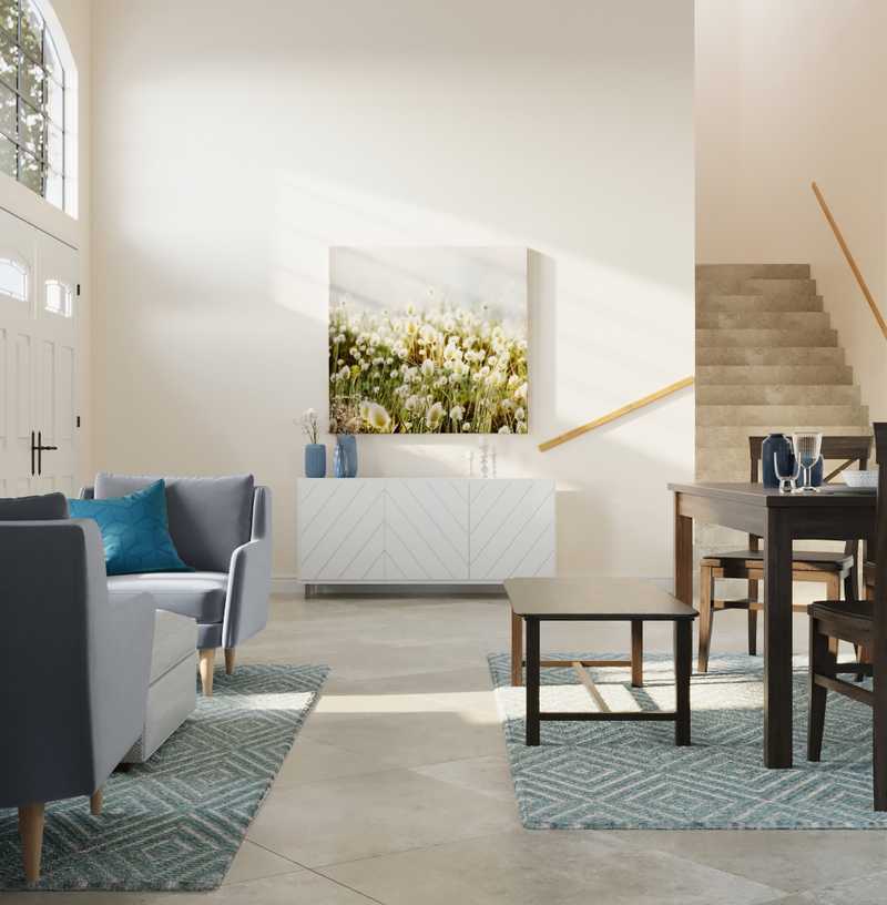 Modern, Classic, Farmhouse, Scandinavian Living Room Design by Havenly Interior Designer Sofia