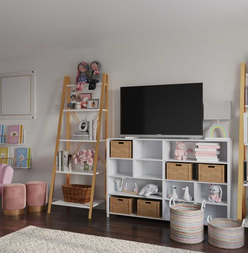 Contemporary, Modern, Glam Playroom Design by Havenly Interior Designer Mahreen
