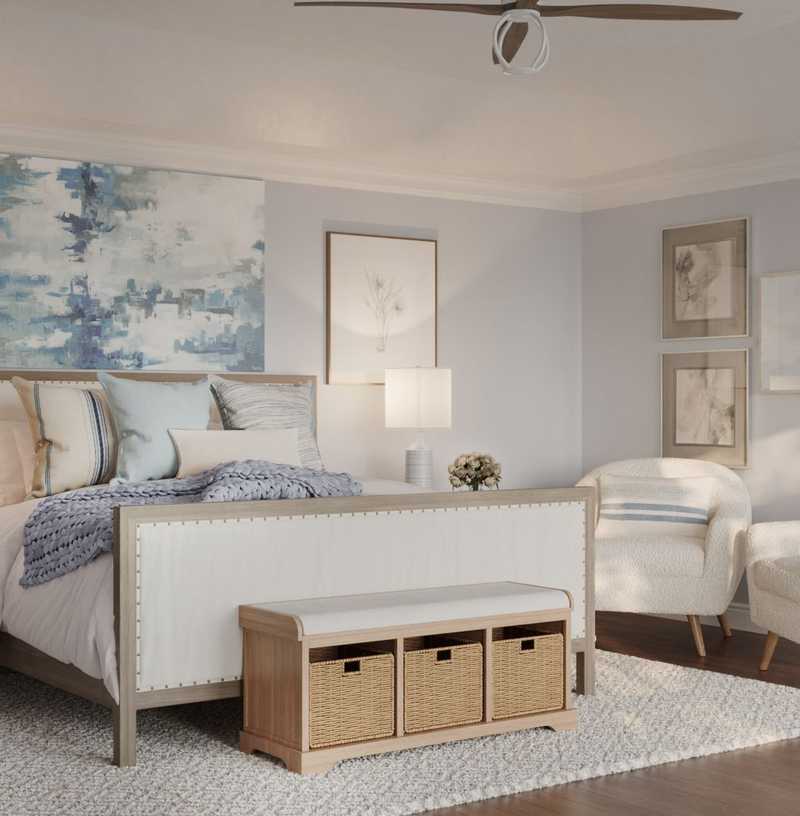 Classic, Traditional, Farmhouse, Transitional Bedroom Design by Havenly Interior Designer Marina