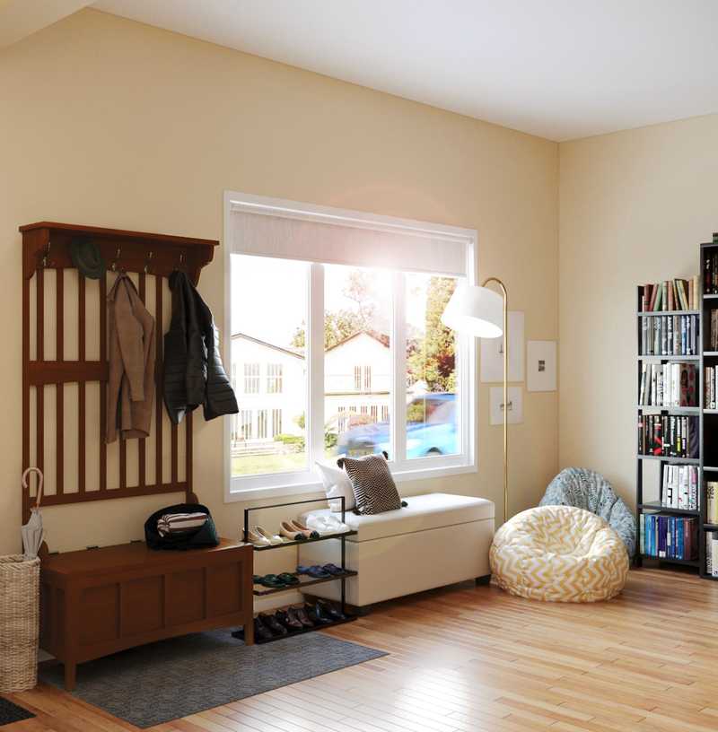 Classic, Transitional Entryway Design by Havenly Interior Designer Nicole