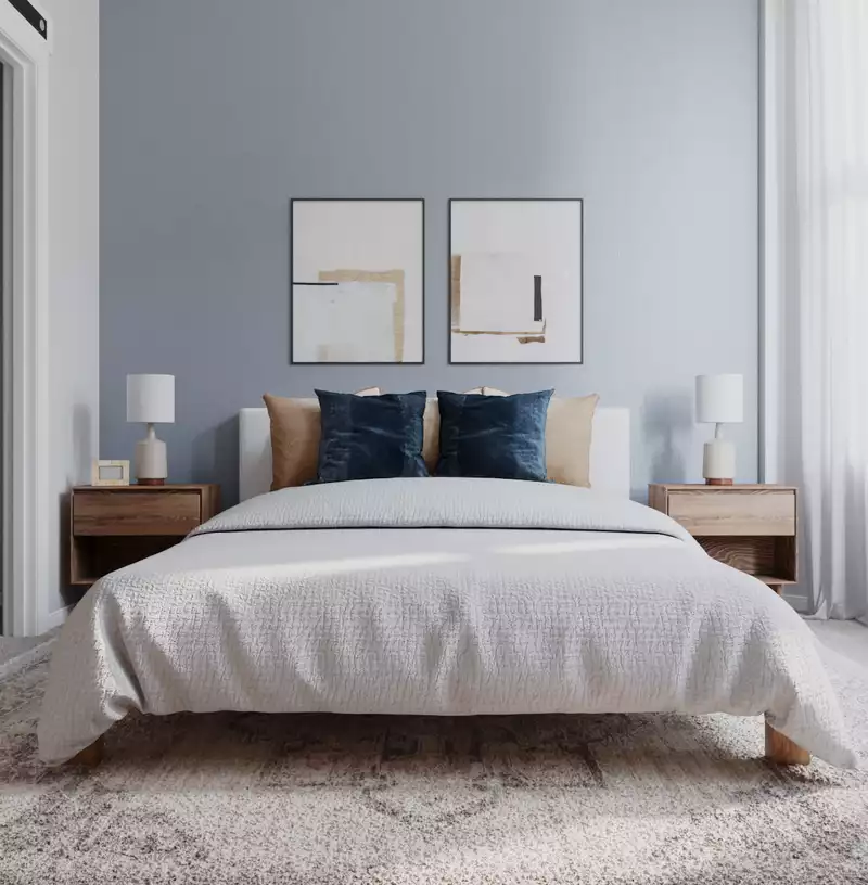 Contemporary, Farmhouse, Classic Contemporary, Scandinavian Bedroom Design by Havenly Interior Designer Anny