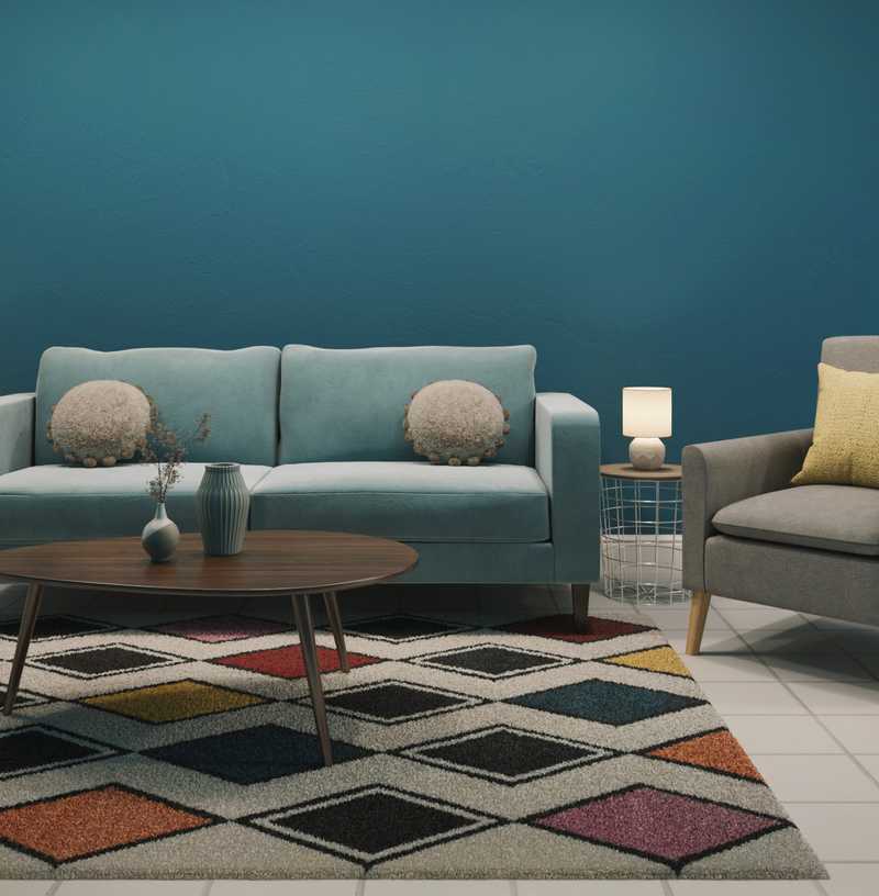 Midcentury Modern Playroom Design by Havenly Interior Designer Jessica