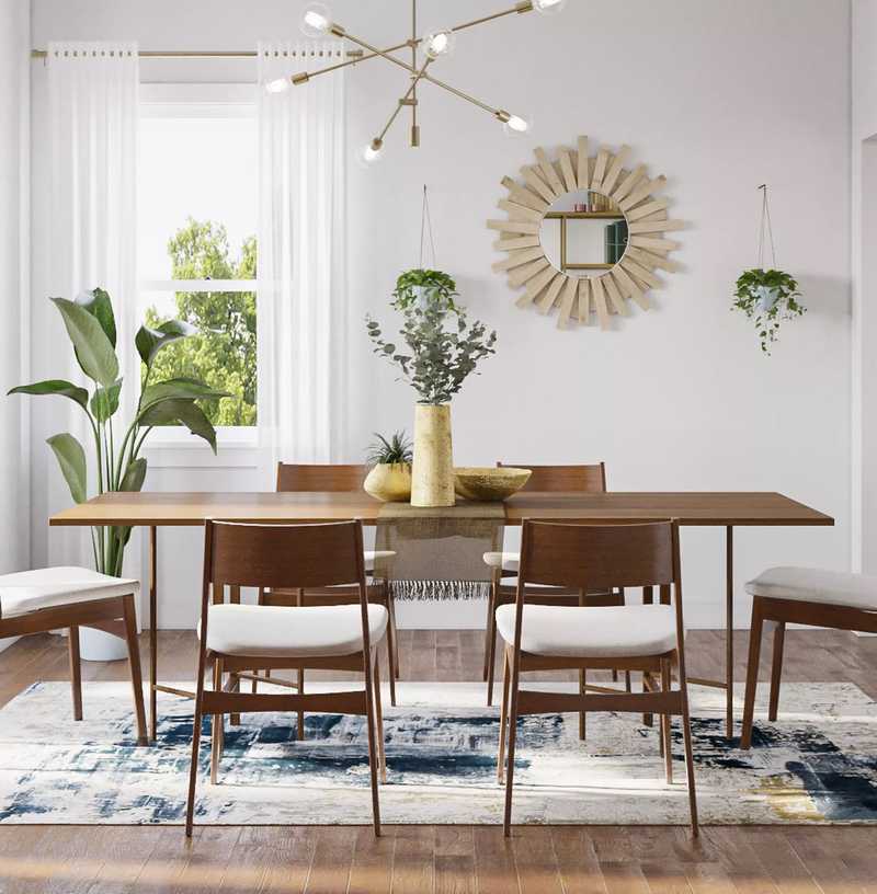 Midcentury Modern Dining Room Design by Havenly Interior Designer Francisco