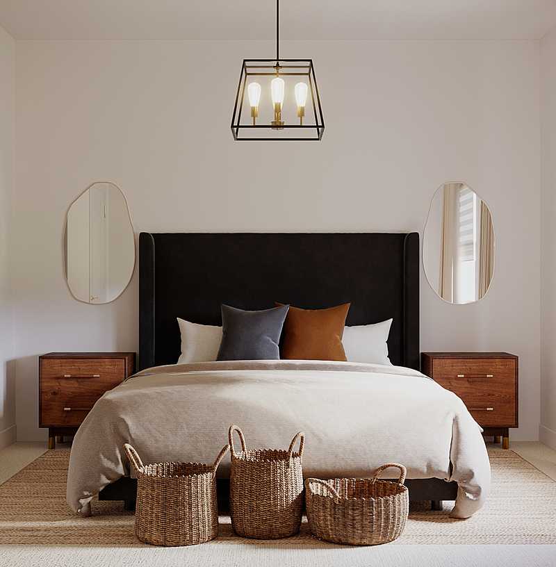 Contemporary, Modern, Eclectic Bedroom Design by Havenly Interior Designer Sarah
