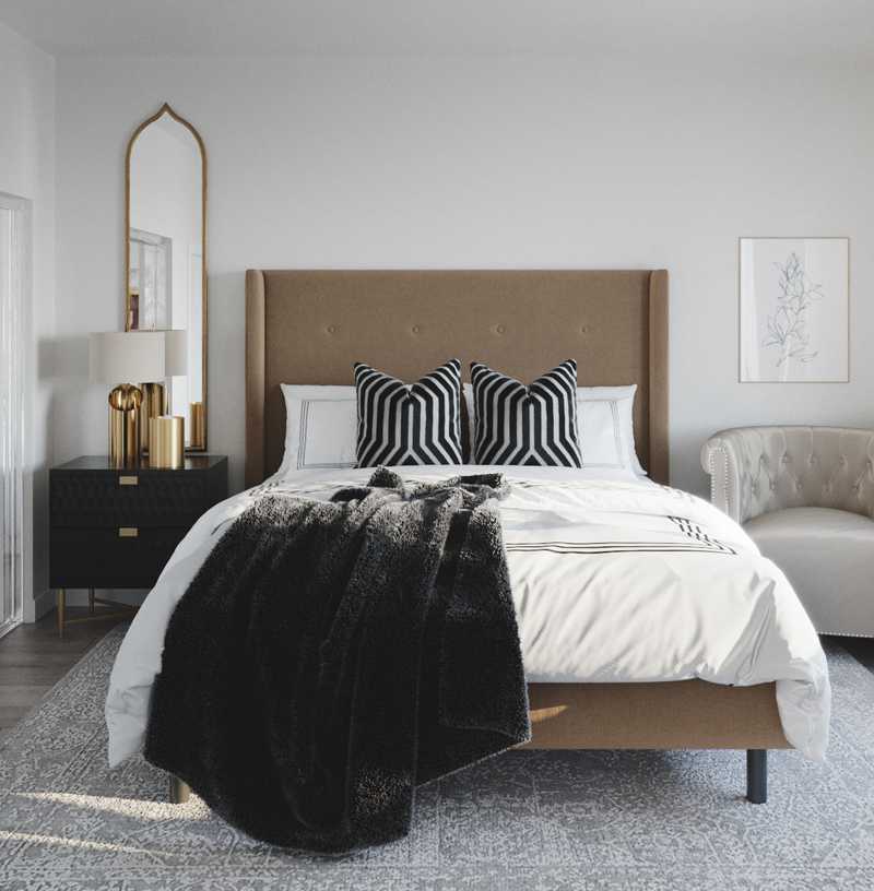 Glam Bedroom Design by Havenly Interior Designer Estefania