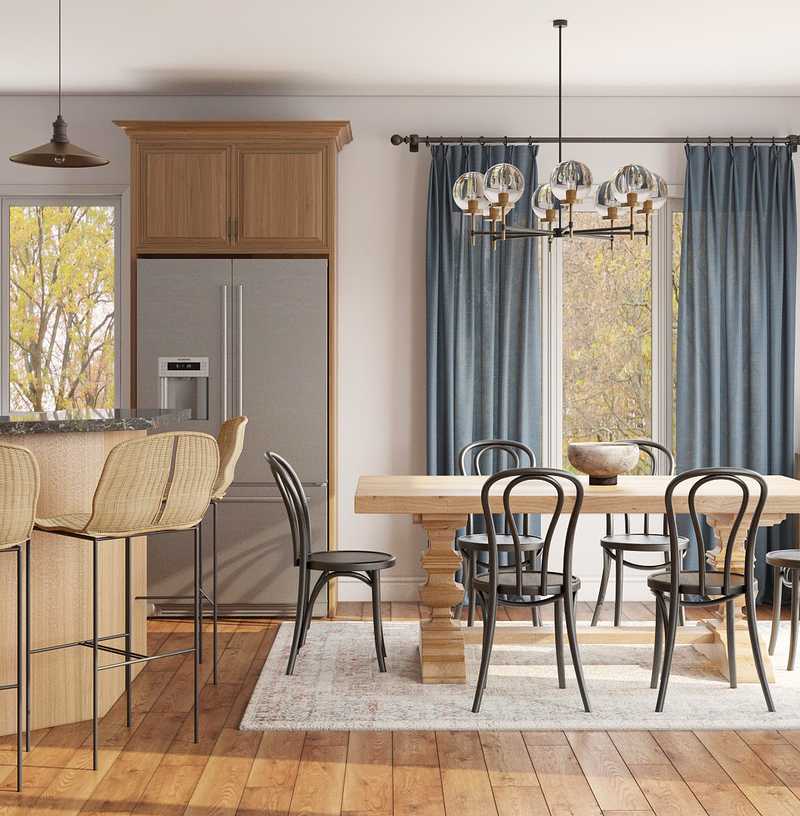 Classic, Eclectic, Traditional Dining Room Design by Havenly Interior Designer Megan