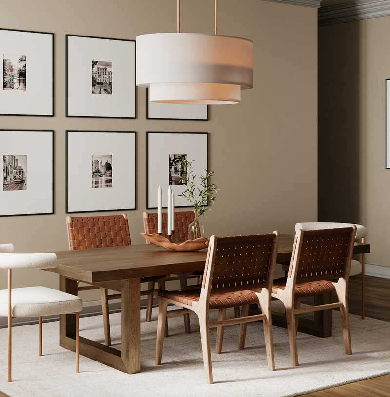 Modern, Coastal, Traditional, Farmhouse, Transitional Dining Room Design by Havenly Interior Designer Taylor