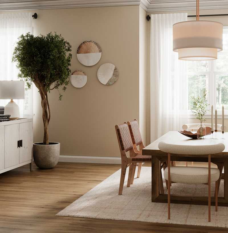 Modern, Coastal, Traditional, Farmhouse, Transitional Dining Room Design by Havenly Interior Designer Taylor