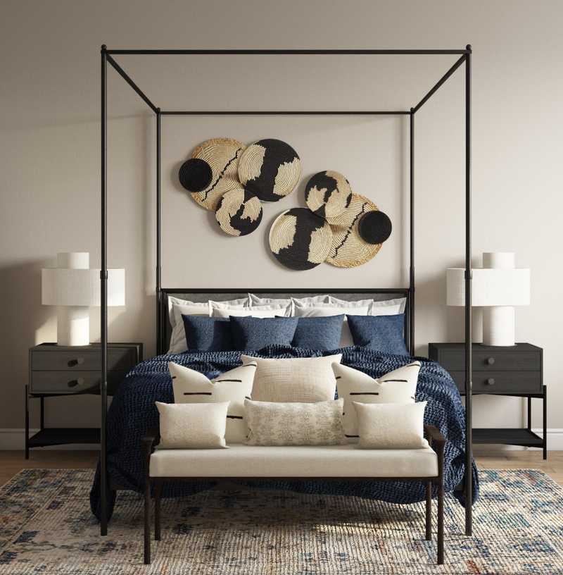 Contemporary Bedroom Design by Havenly Interior Designer Liliana