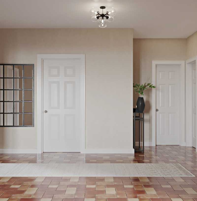 Modern, Glam, Minimal Entryway Design by Havenly Interior Designer Anahita