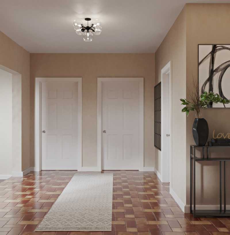 Modern, Glam, Minimal Entryway Design by Havenly Interior Designer Anahita