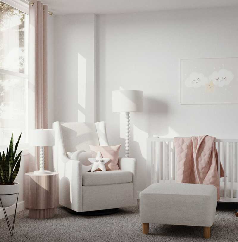 Modern, Classic Nursery Design by Havenly Interior Designer Rocio