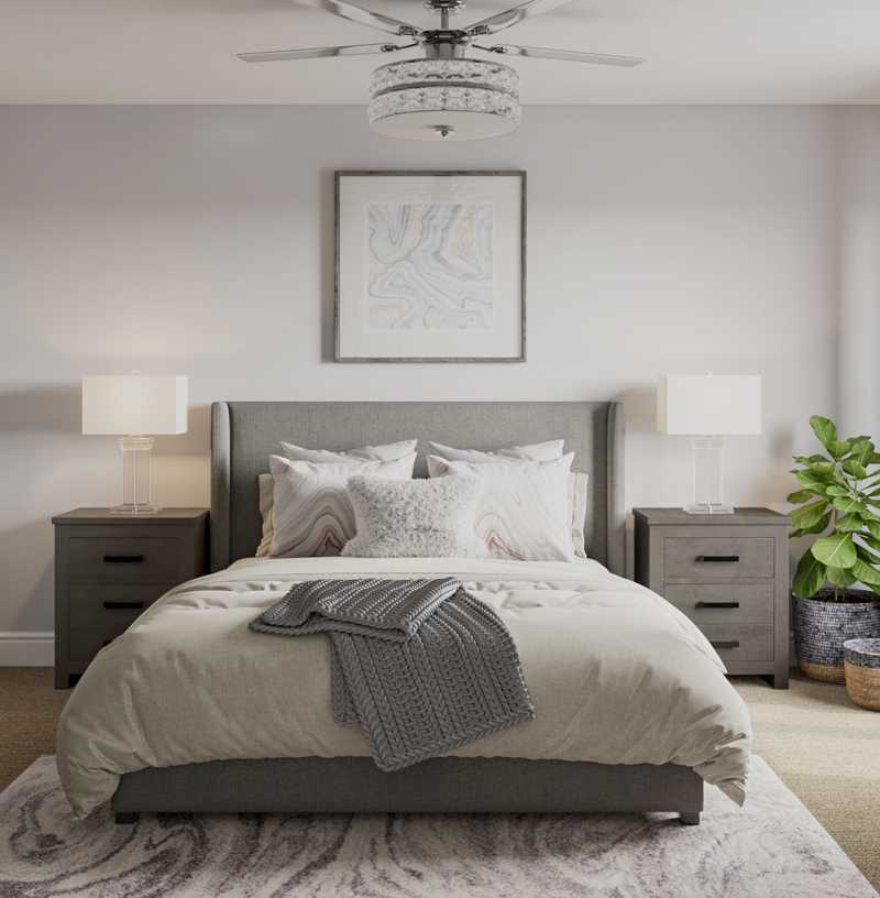 Modern, Glam Bedroom Design by Havenly Interior Designer Katherin