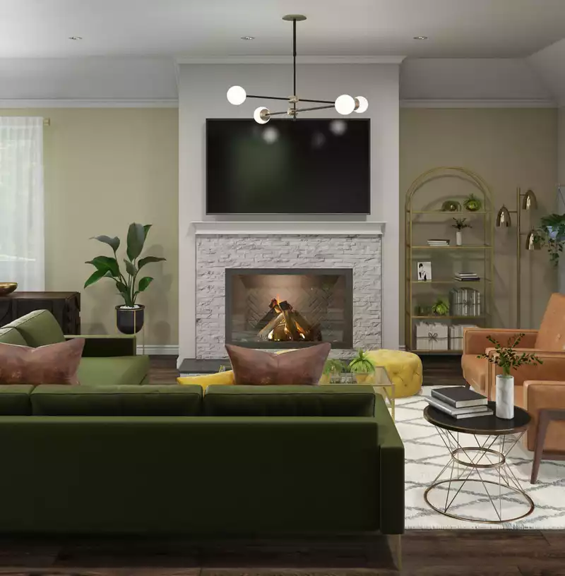 Contemporary, Modern Living Room Design by Havenly Interior Designer Francisco