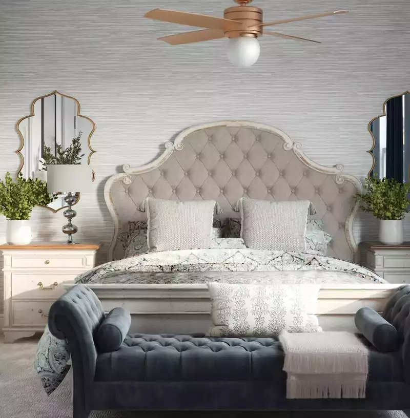 Classic, Traditional, Farmhouse Bedroom Design by Havenly Interior Designer Daniela