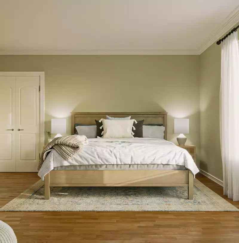 Midcentury Modern Bedroom Design by Havenly Interior Designer Ana